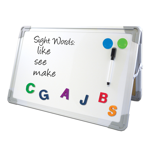 Flipside Magnetic Dry-Erase Desktop Easel Set 50000